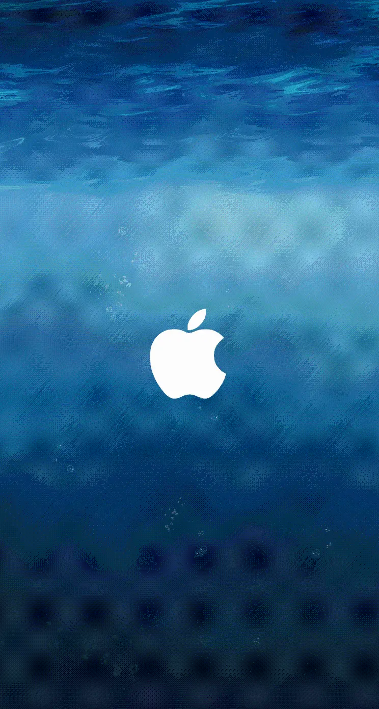 آرم اپل با رنگ آبی و طرحی جذاب و همه پسندانه