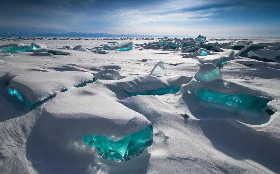 دانلود عکس رویایی از یخبندان بلورین در سیبری روسیه 2022