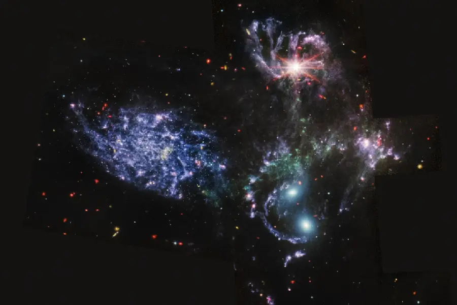 عکس فوق العاده زیبا از کهکشان توسط تلسکوپ فضایی جیمز وب 