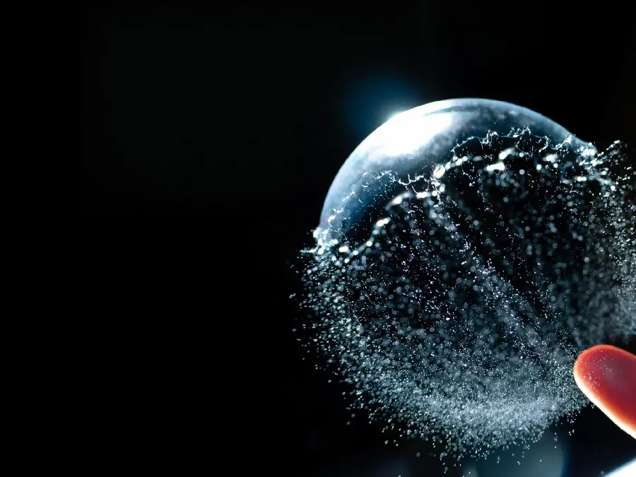 داغ ترین تصویر ترکیدن حباب با جزئیات جالب و شگفت انگیز 