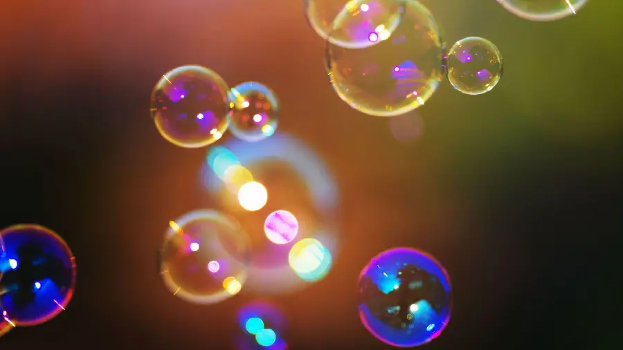 والپیپر فوق العاده زیبا از حباب صابونی برای ویندوز 11