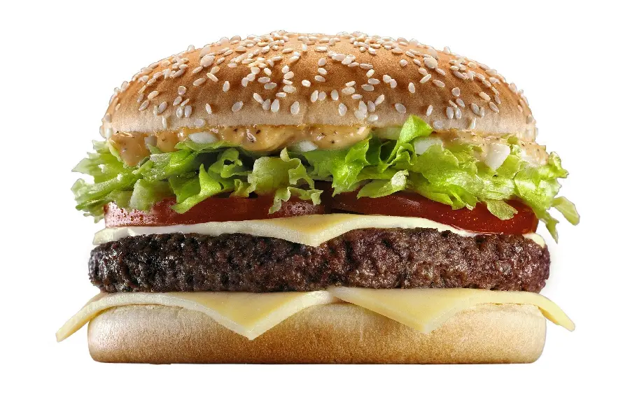 عکس پی ان جی رایگان با طرح همبرگر کلاسیک برای فتوشاپ