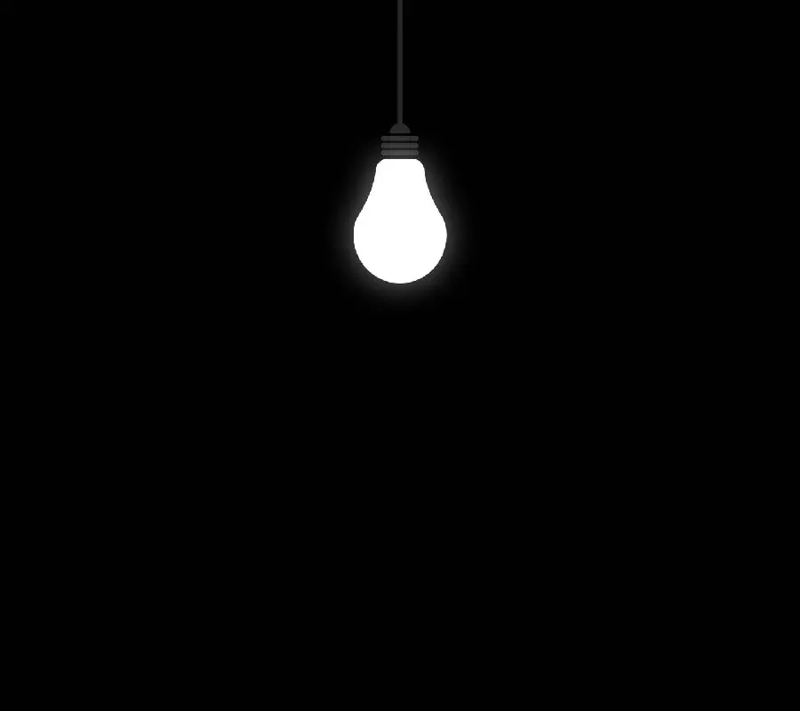 عکس استوک شیک از لامپ روشن برای ساخت عکس نوشته