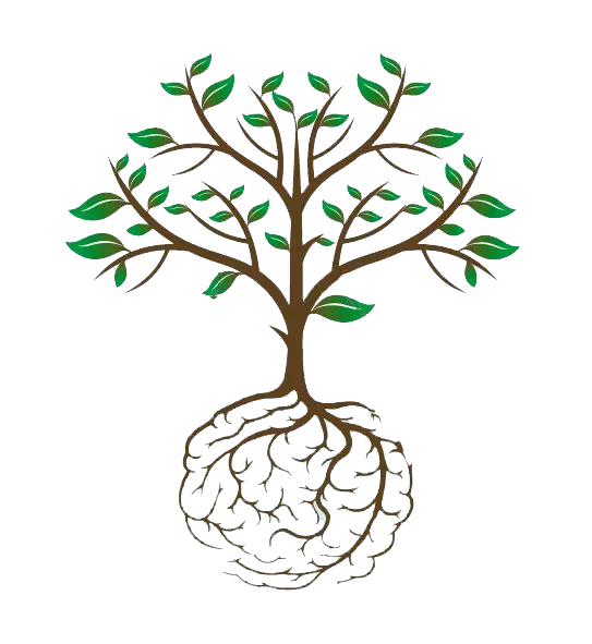 بک گراند دلنشین با طرح درخت با ریشه برای فتوشاپ
