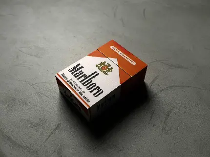 دانلود تصویر خوش رنگ از جعبە کوچک سیگار مارلبرو باکیفیت FUII HD