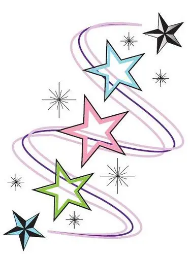 عکس ستاره دنباله دار با جدیدترین طراحی برای نقاشی
