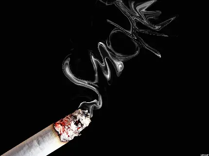 دانلود عکس استوک دود سیگار با نوشتە انگلیسی smoke