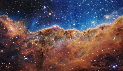 عکس دنیای جدید و کشف شده کهکشان توسط تلسکوپ فضایی جیمز وب