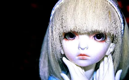 عکس پروفایل دخترانه 4K از عروسک با چهره ناز و معصوم