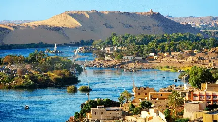 عکس استوک محشر رود نیل در کشور مصر با کیفیت 8K 