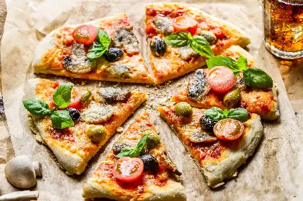 چاپ قاب موبایل و گوشی Pizza Stock Photo با طرح جذاب از پیتزای نرم و خوشمزه 