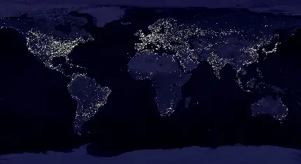 خفن تربن نقشه جهان در تم تاریک مخصوص پست اینستاگرام با کیفیت Full HD 