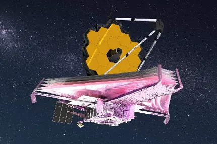 عکس استوک و رایگان تلسکوپ فضایی جیمز وب برای بک گراند فوتوشاپ