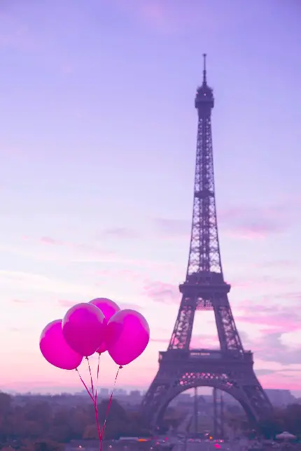احساسی ترین بک گراند دخترانه پاریس برای ویندوز 10