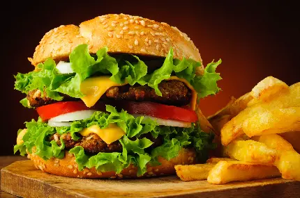 پرطرفدار ترین والپیپر همبرگر خوشمزه برای ویندوز 10 و 11