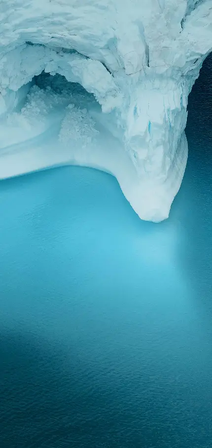 عکس زمینه کوه یخ شناور با کیفیت بالا برای زمینه گوشی هواوی y8p