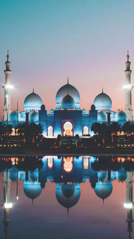 عکس مسجد شیخ زاید یکی از زیباترین مساجد جهان در ابوظبی امارات