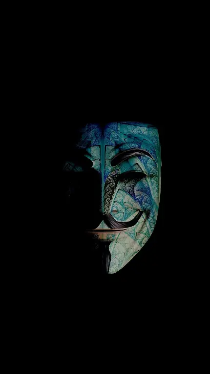 تصویر زمینه جدید ماسک خفن هکر معروف برای موبایل اپل آیفون 6