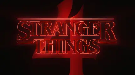 عکس لوگو و نوشته سریال اتفاقات عجیب استرنجر تینگز Stranger Things