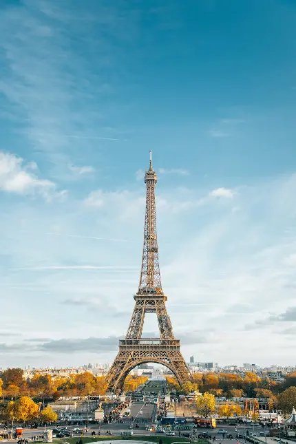 بک گراند لاکچری با طرح برج ایفل پاریس مختص تبلت