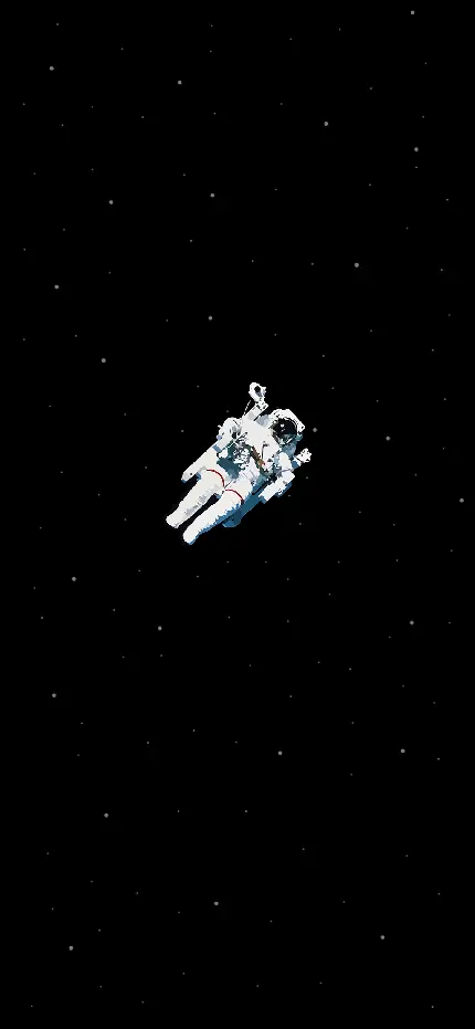 والپیپر فضانورد معلق در فضا با کیفیت بالا برای سامسونگ 