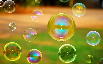 دانلود پس زمینه تماشایی از حباب های رنگی برای دسکتاپ 