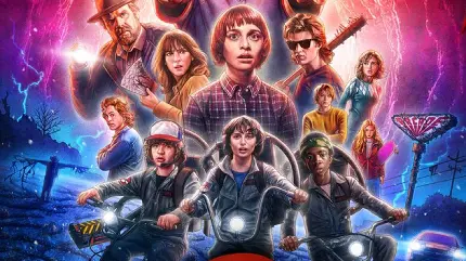 تصویر و پس زمینه فصل 4 سریال چیز های عجیب stranger things