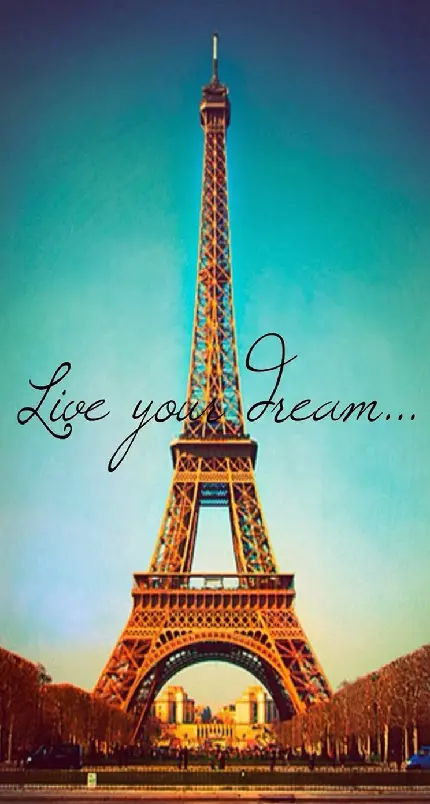 تصویر رویایی از برج ایفل در پاریس برای اینستاگرام 