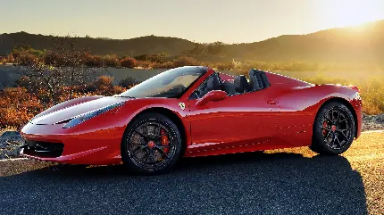 دانلود عکس پس زمینه ماشین مدل 458 ایتالیا Ferarri 458 Italia