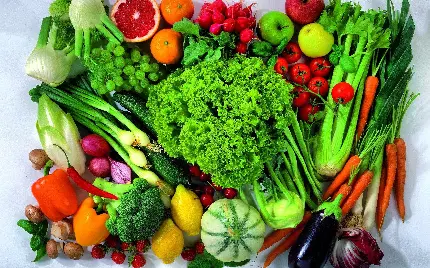 عکس جدید چشمگیر از خوراکی های سبز و سلامت با کیفیت بالا 