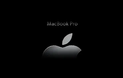 دانلود عکس استوک و معروف لوگوی سیب گاز گرفتە خاص لپ‌تاب macbook pro باکیفیت تاپ