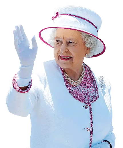 آخرین تصویر ملکه سابق انگلیس در حال دست تکان دادن