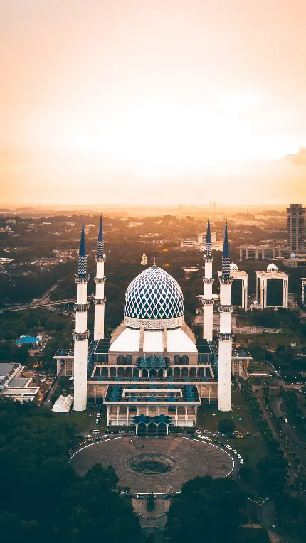 عکس زیباترین مسجد جهان مسلمانان با معماری خاص و جالب