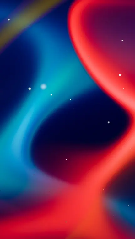 تصویر زمینه امواج قرمز آبی گرادینت HD برای گوشی جی ال ایکس Shahin 2