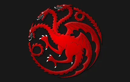 لوگوی قرمز معروف از سریال خاندان اژدها برای پروفایل