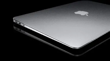 جدیدترین تصویر مشهور از لوگوی سیب گاز گرفتە روی لپ‌تاب اپل خاص والپیپر باکیفیت hd