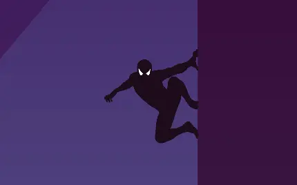 عکس 12K بنفش با طرح مرد عنکبوتی Spider Man مخصوص دسکتاپ کامپیوتر