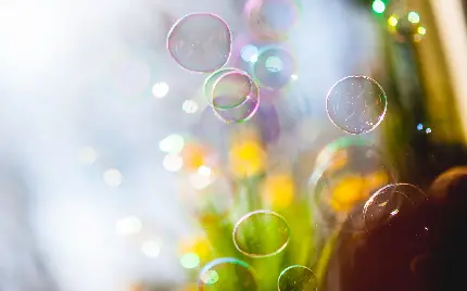 دانلود رایگان والپیپر خوشرنگ از حباب های زیبا 2022