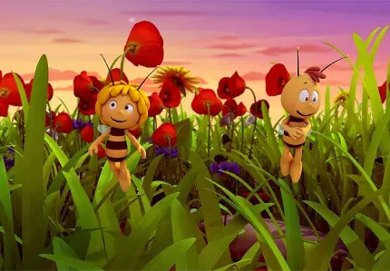 دانلود عکس کارتونی و فانتزی زنبور های عسل کوچولو و ناز برای دبستانی ها