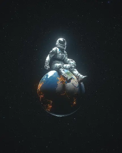 خارق العاده ترین عکس فضانورد بر روی کره زمین با کیفیت عالی