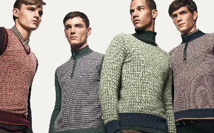 پوستر خوشگل و حیرت انگیز از چهار مدل مرد خارجی برای مغازه پوشاک 