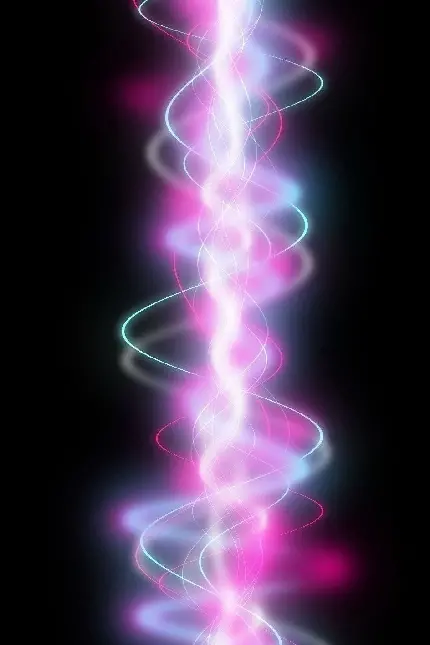 دانلود رایگان عکس امواج صوتی با تم رنگی صورتی خاص