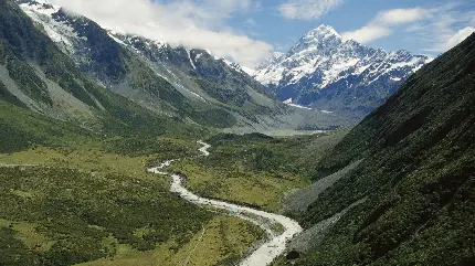 دانلود عکس استوک جدید از طبیعت کوهستان های نیوزیلند