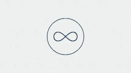 لوگوی ساده و معروف بی نهایت یا Infinite بسیار زیبا