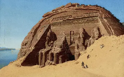 آخرین عکس از نقش فرعون تراشیده شده در نزدیکی رود نیل