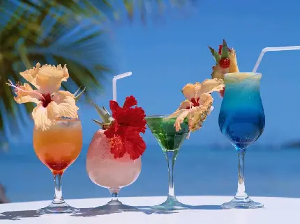 تازه ترین عکس هنری از نوشیدنی های تابستانی و خنک با رنگ های دلپذیر مخصوص پروفایل