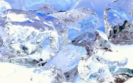 دانلود والپیپر دیدنی یخ های هولوگرامی و خنک با بهترین کیفیت برای ویندوز 11