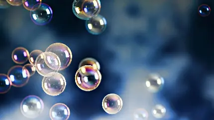 نمای جالب و درخشان از حباب های رنگی زیبا برای پروفایل 