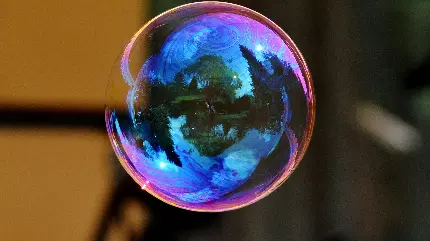 عکس استوک حباب خوشگل رنگی برای زمینه ویندوز 12