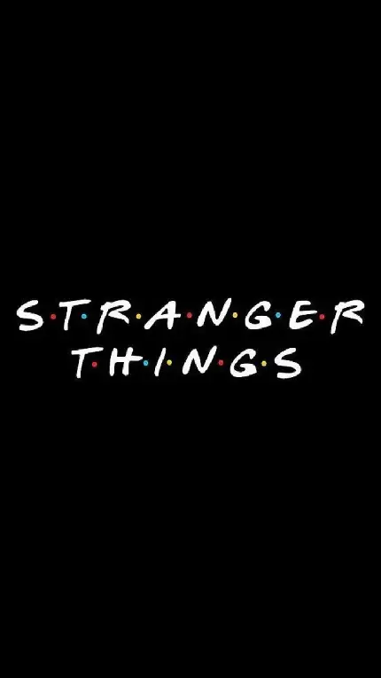 بک گراند گوشی با طرح سریال چیزهای عجیب stranger things